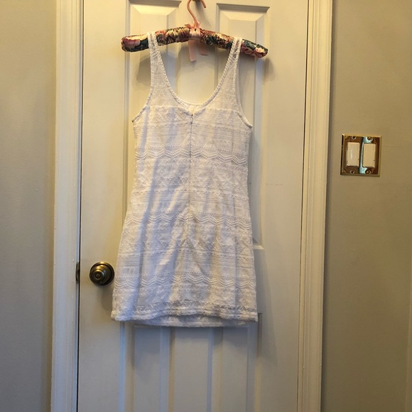 Hollister ☀️ Short White Lace Bodycon Dress, GUC - Picture 2 of 5